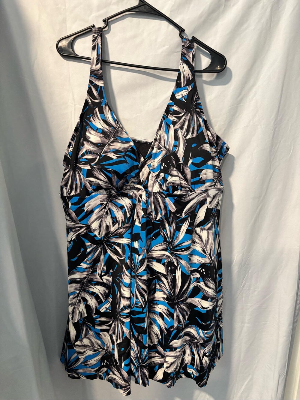 Plus sized one piece swim suit